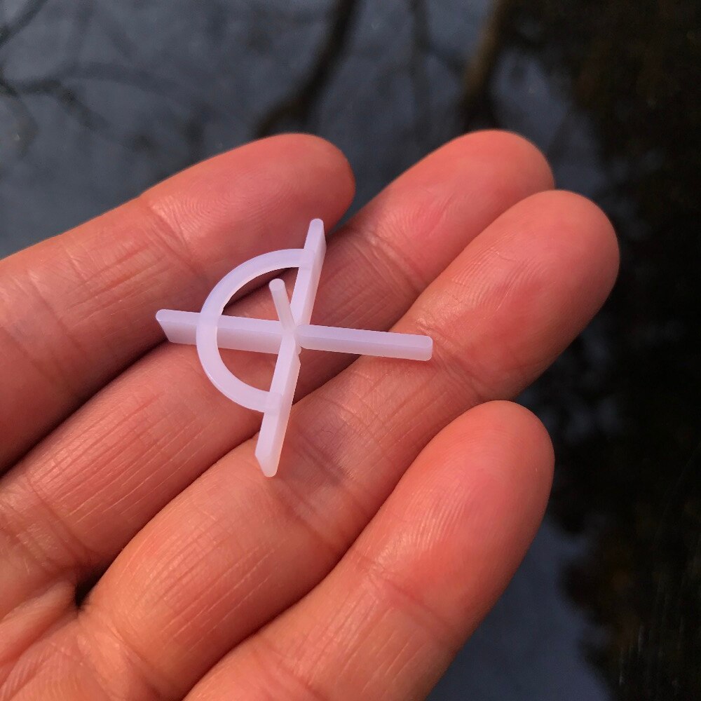 Reusable 1.5mm Tile Spacers Ceramic Tile Spacers Spacing Of Floor And Wall Tiles 100pcs One Pack