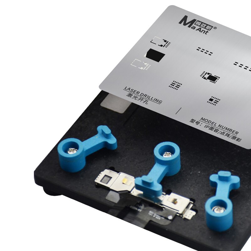 Maant Face Lattice Repair Fixture MR-01 for IPhone X-11pro Max Dot Matrix Face ID Test Repair BGA Reballing Planting Platform