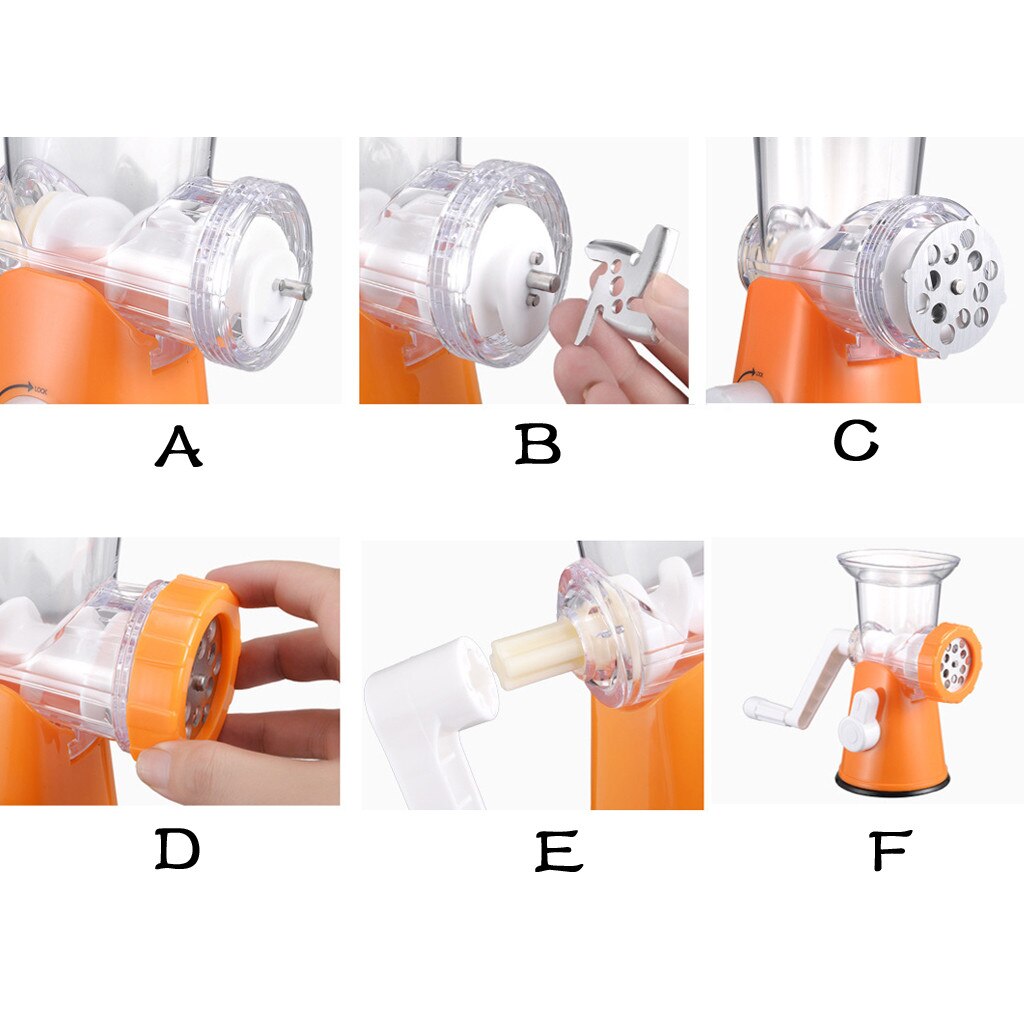 Krachtige vleesmolen multifunctionele handmatige voedselsnijder processor blender multifunctionele handmatige vleesmolen