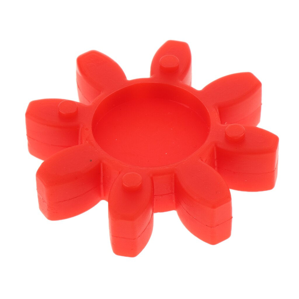 Flexibele koppeling zeskantmat, koppeling rubberen beschermhoes, rood