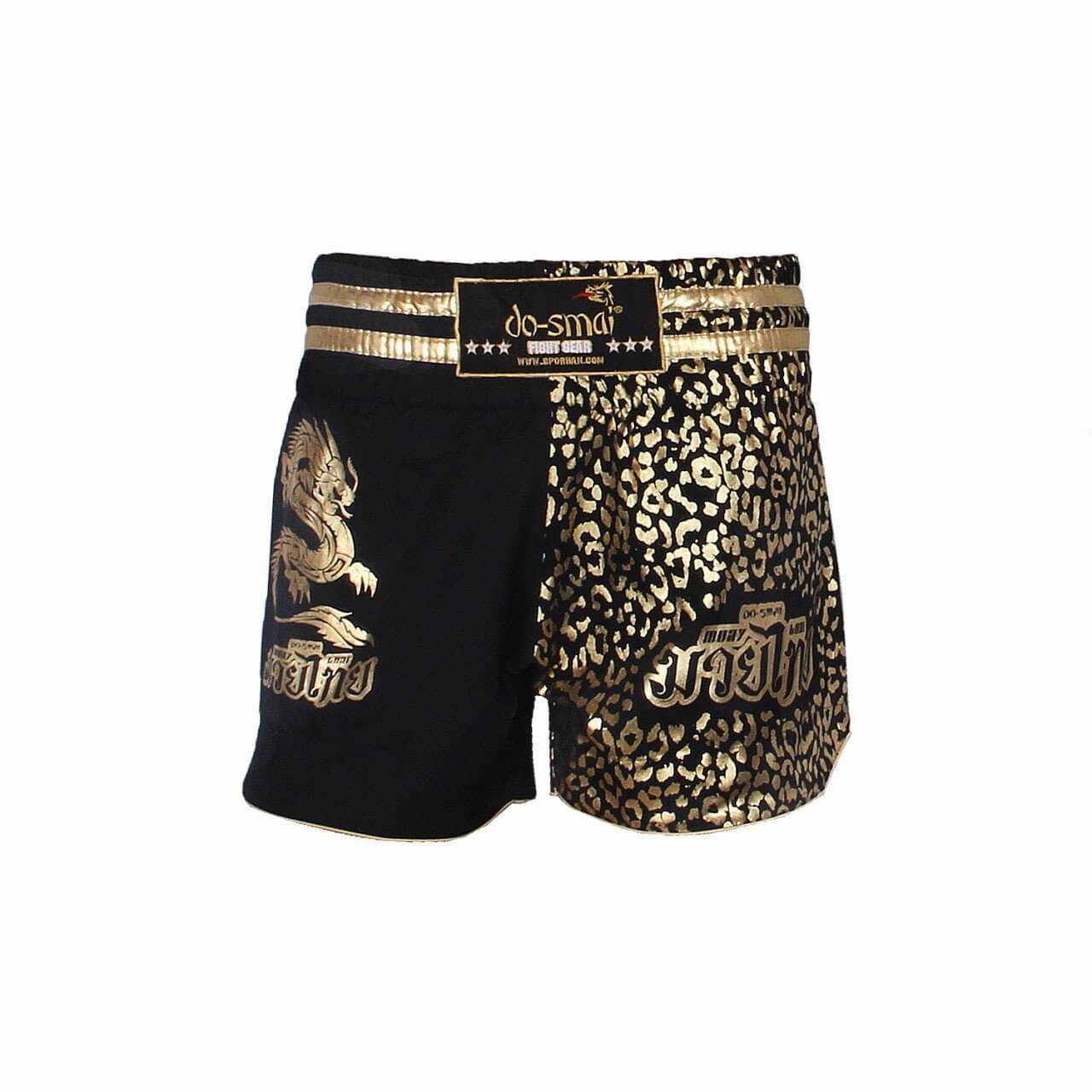 Muay Thai Boxing Shorts for Men's Women's Kids Teenagers Kickboxing Fighting MMA Bjj Sports Short Pants: Gold / L