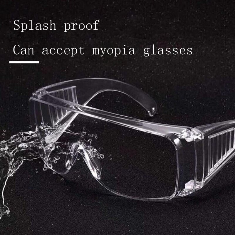 Anti fog Virus Dust Splash Proof Safety Eye Protective Goggles Eyewear Protection Glasses Blocking Splash of Chemical Liquid
