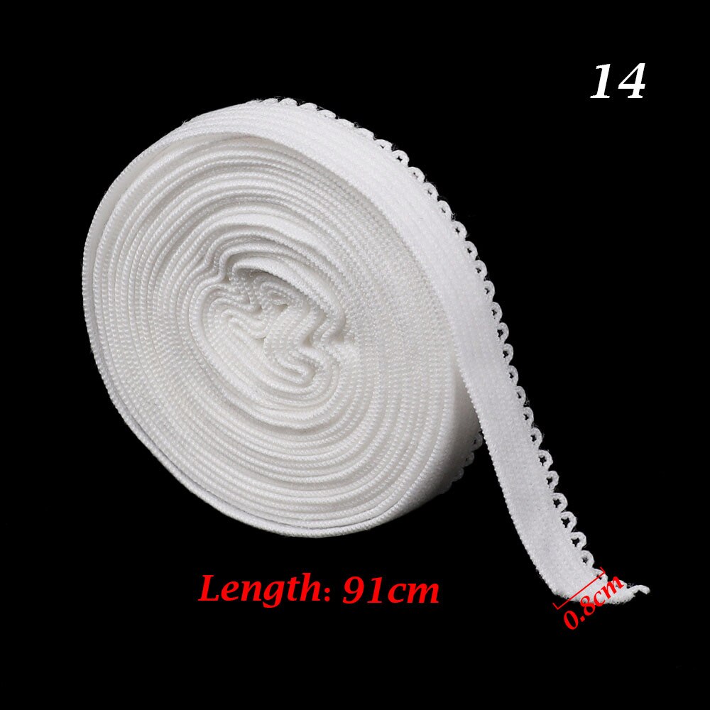 Color Lace Fabric for Decor Dolls Clothes Socks Pleated Elastic Lace Ribbon Material DIY Toy Doll Sew Clothing Collar Dress Trim: 14