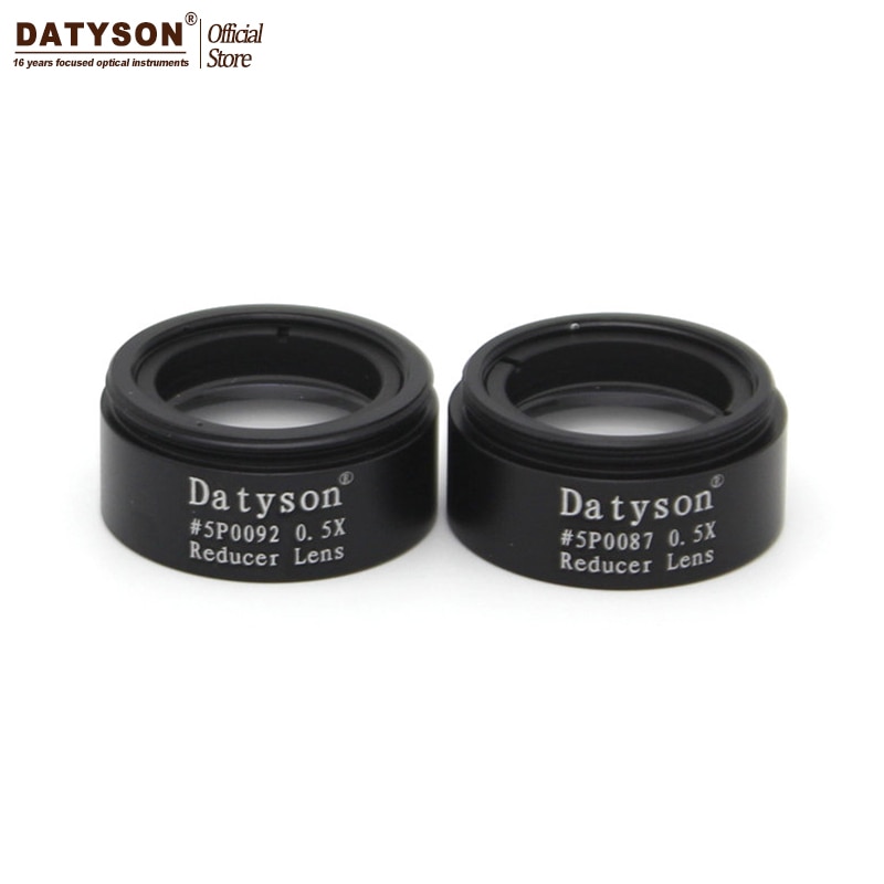 Lente de Reductor Focal 0.5X para cualquier telescopio de 1,25 pulgadas, Ocular, Ocular, astronómico, tubo extensor Diagonal o adaptador de cámara