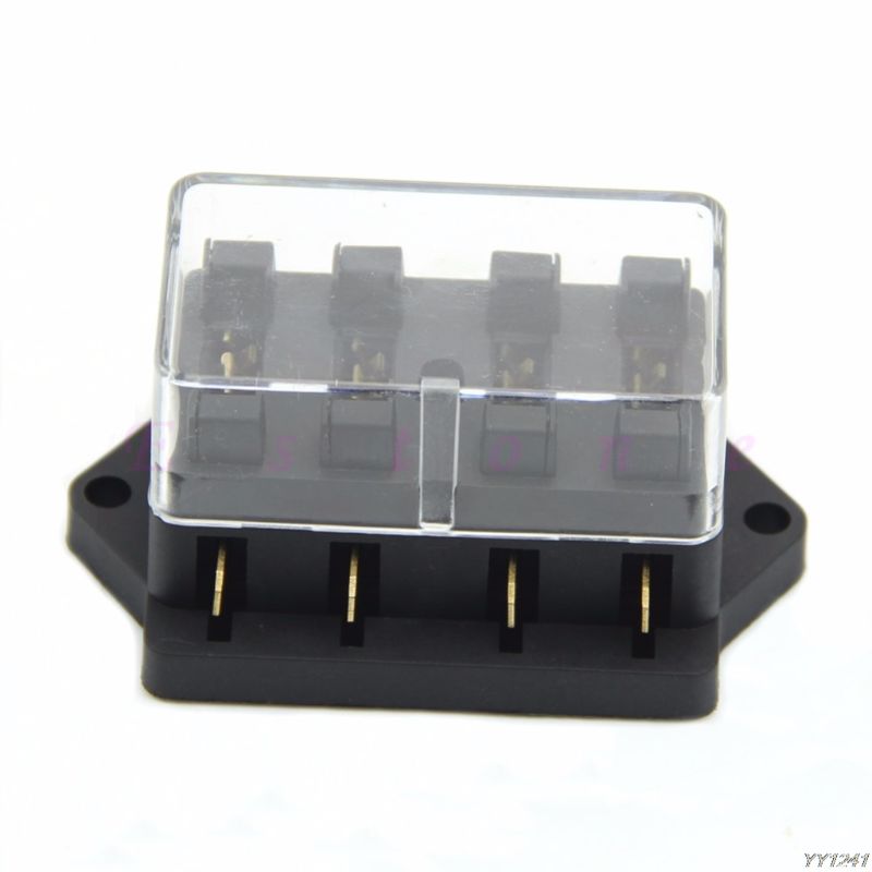 4 WAY CAR VEHICLE CIRCUIT BLADE FUSE BOX/HOLDER STANDARD BLOCK HOLDER 1XCF
