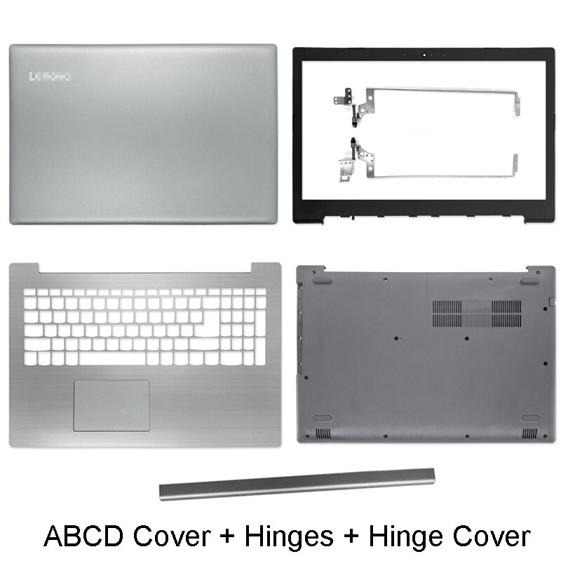 Coque de téléphone Lenovo IdeaPad 330 – 15,-15isk, 330-15ABR, 330-15IKB, avec repose-paume, couvercle de charnière, couleur argent