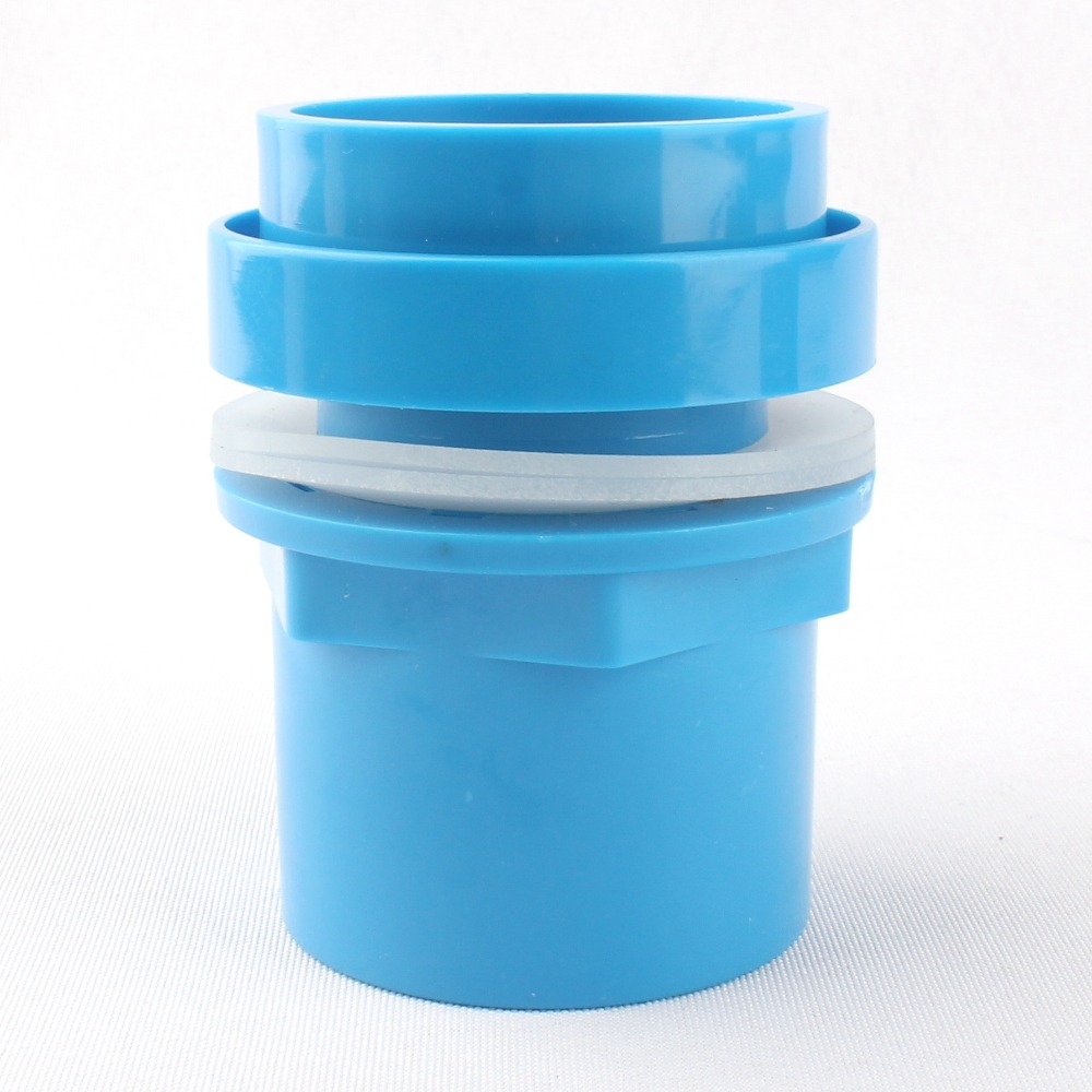 50mm Durable Drain Pipe PVC Pipe Connectors Thicken Fish Tank Drainage Connector Irrigation Water Pipe Fast Joints Fittings