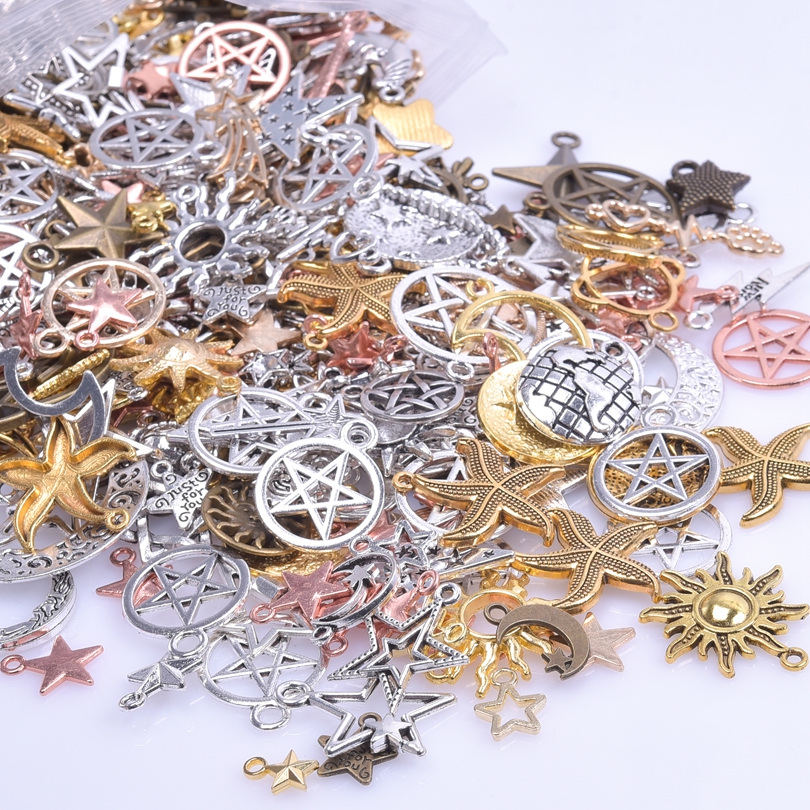 Vintage willekeurige klok Gear Charms soi Steampunk hanger voor hiphop kettingen collier sieraden maken accessoires bulk onderdelen: Black Zinc Plated
