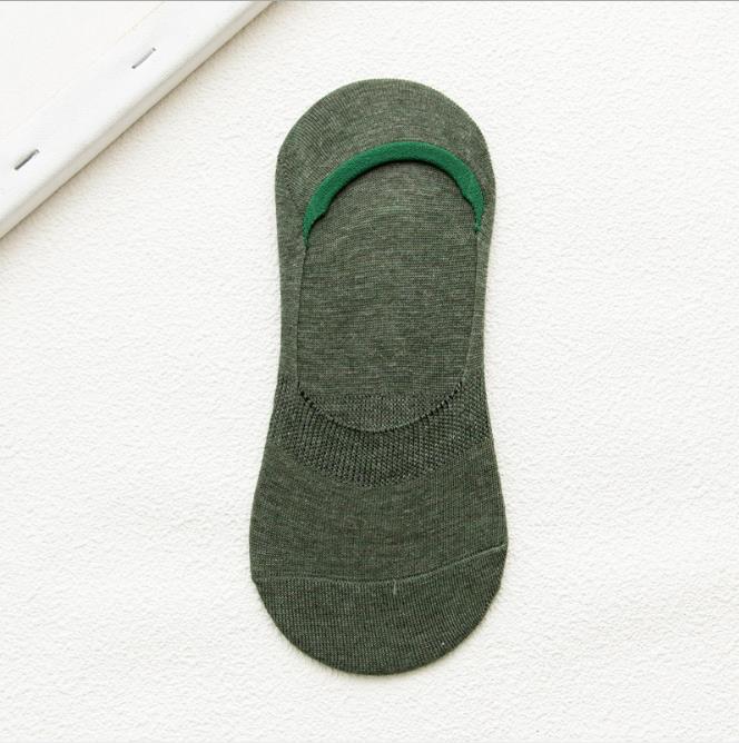 Women's Cotton Invisible No Show Socks Non-slip Summer Candy Solid Color Silicone Short Socks Cute Thin Ankle Boat Socks: 7