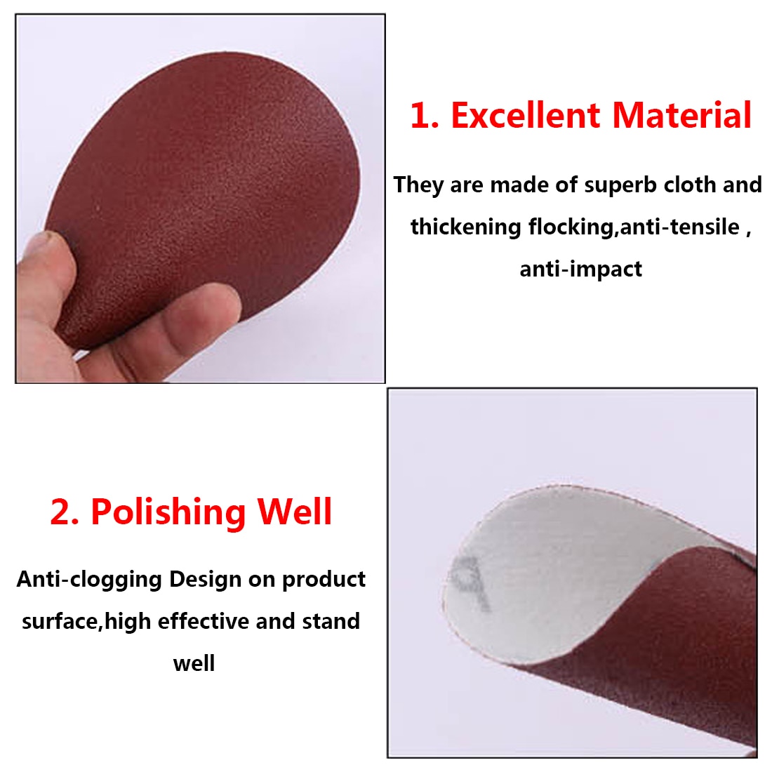 30pcs/set 5inch 125mm Round Sandpaper Disk Sand Sheets Grit 80/100/120/180/240/320 Hook and Loop Sanding Disc for Sander Grits