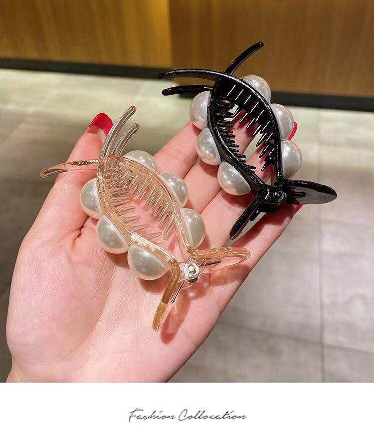 Hair Claw Clip Women Barrettes Acrylic Hairpin Clip Large Ponytail Hair Clip Headdress Colorful Hair Accessories