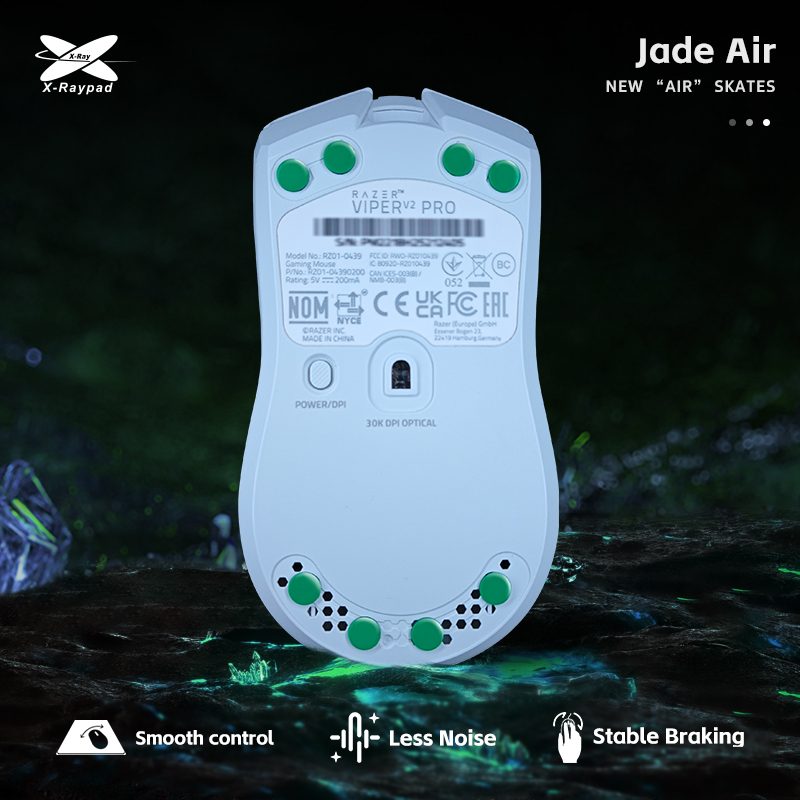X-raypad jade air mouse skates – tysta och snabba