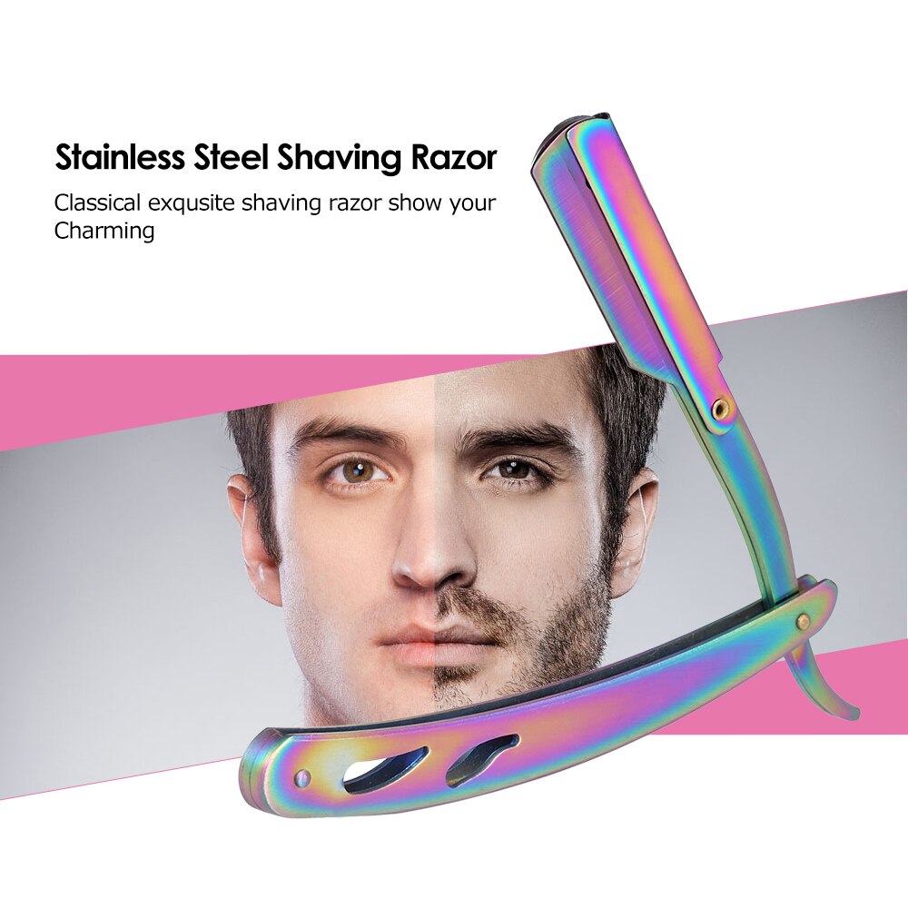 Edelstahl Rasiermesser Gerade Rand Rasieren Razor ... – Grandado