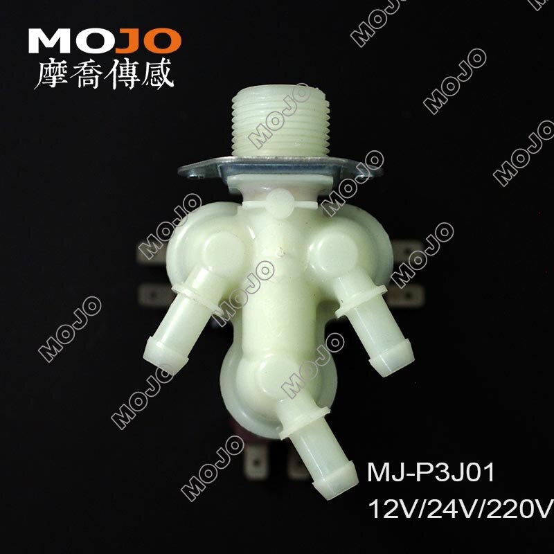MJ-P3J01 water valve solenoid G3/4" Three output Normally Closed Inlet solenoid valve