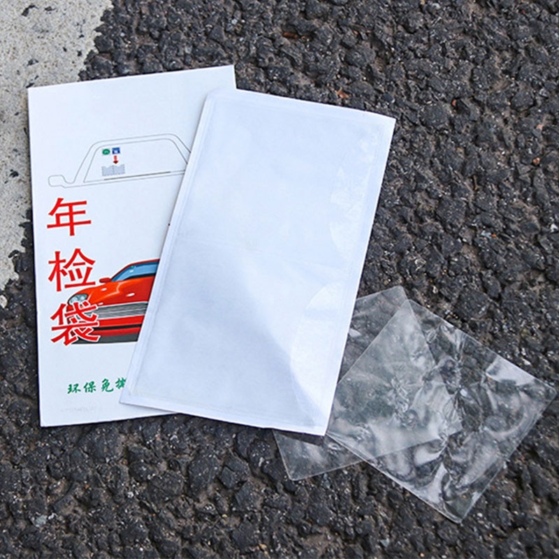 Car sticker Car free tear-proof bag annual inspection sticker glass annual inspection car inspection film sign car accessories