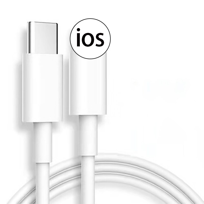 Original 20w pd usb tipo c para iluminação rápida carregador cabo para apple iphone 12 11 pro max mini x xr 8 7 mais ipad sincronização de dados linha: 1m