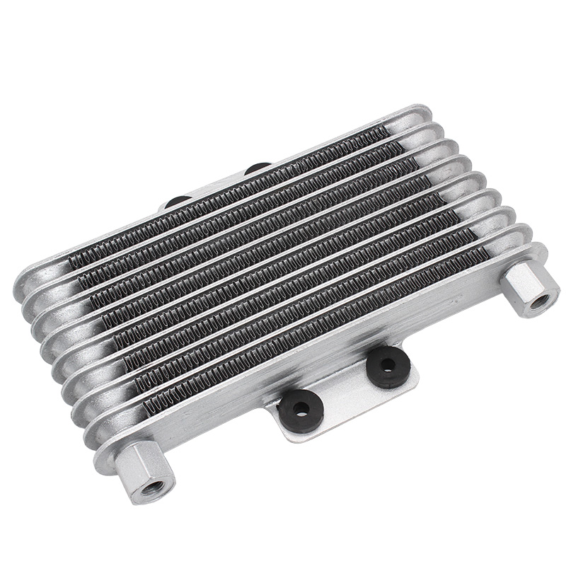 Moto Oliekoeler Motorfiets Radiator Fit Koelmotor Aluminium 125Ml 125cc-250cc Adapter Motocross Olie Koeler Crossmotor Atv