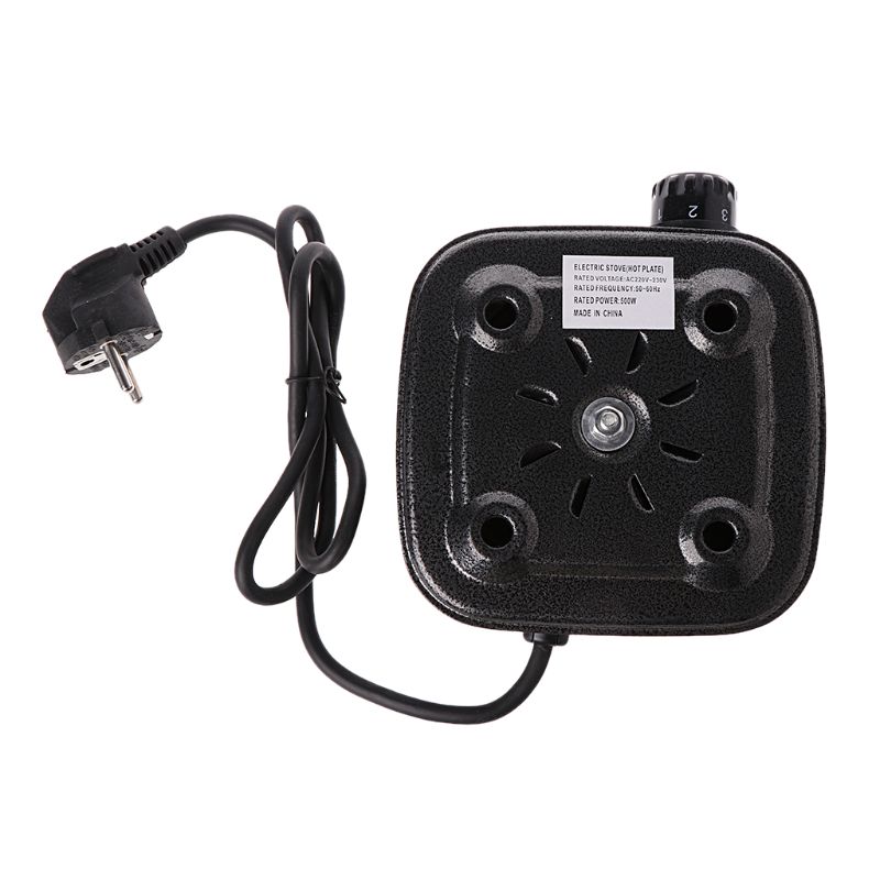 Mini estufa eléctrica placa calefactora de café 500W Kit electrodoméstico multifuncional