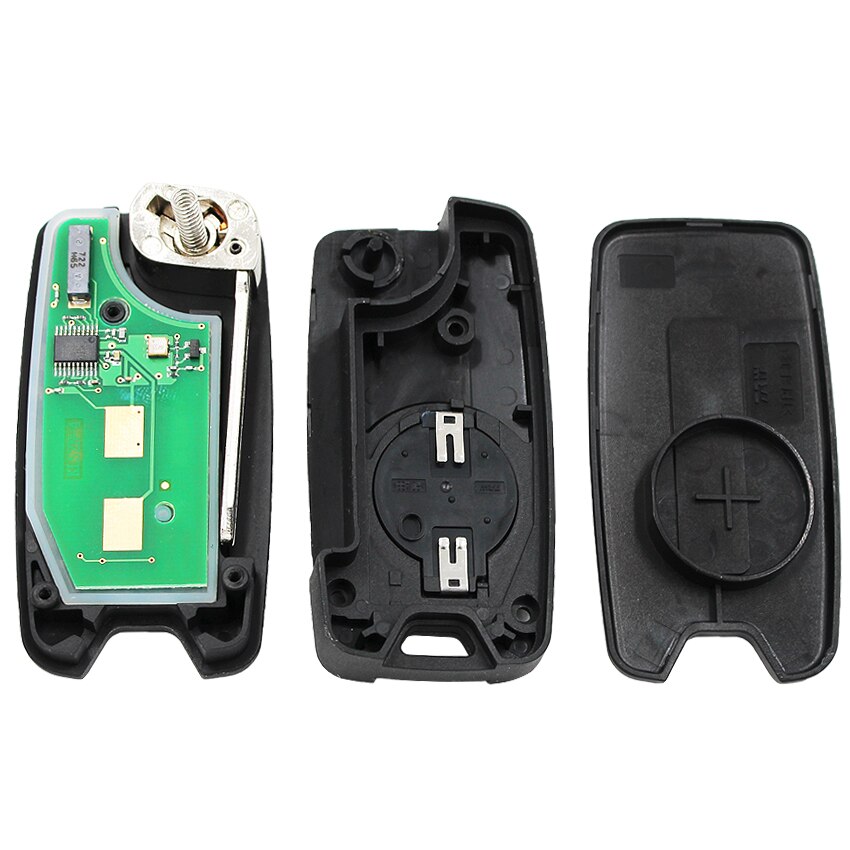 Gewijzigd Ongecensureerd Flip Remote Key Fob 3 + 1 Knop 315 Mhz 433Mhz Met ID46 Chip Voor Dodge voor Chrysler Voor Jeep Fcc Oht