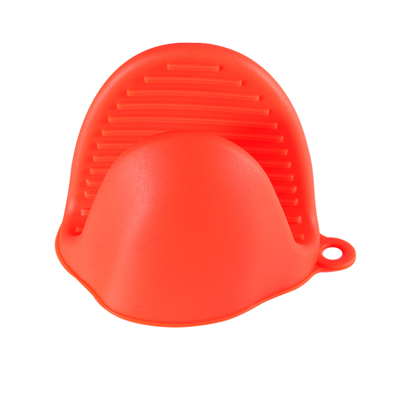 Oven Mitts Silicone Heat Resistant Pinch Mitts, Cooking Pinch Grips, Pot Holder and potholder for kitchen: Rose Red