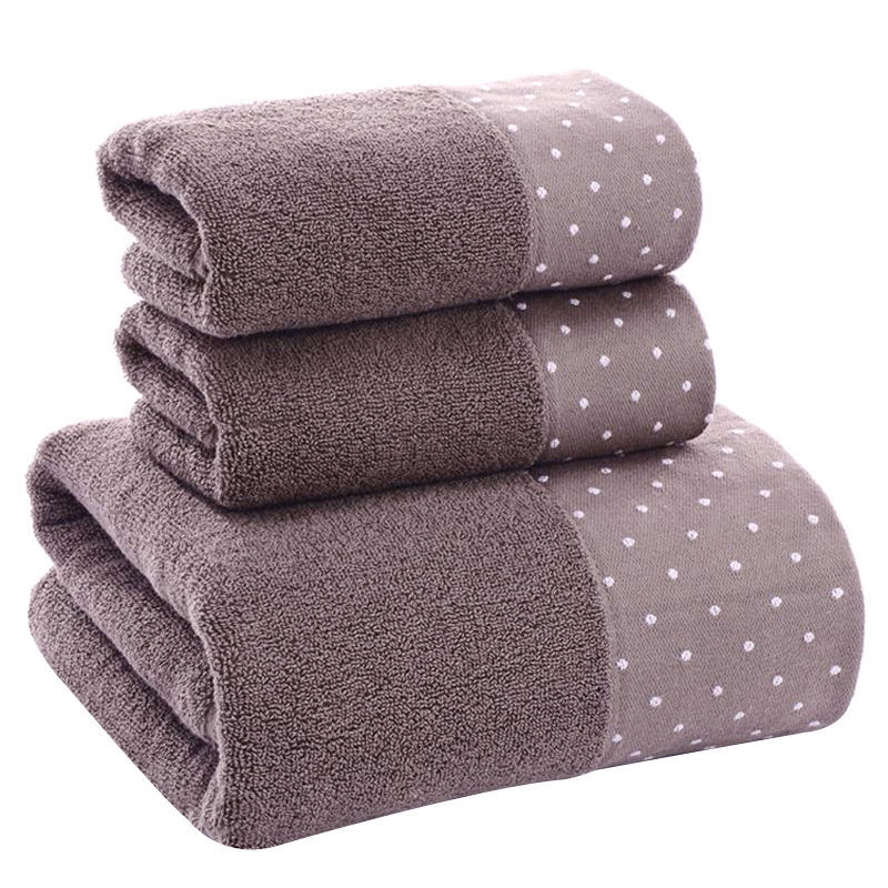 Cotton Towel Bath Towel Set Bath Towel 140x70cm Towel 35x75cm Soft Absorbent Three-Piece Set: 3pcs13