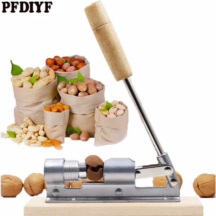 Walnut Shell Breaker Mechanical Sheller Walnut Nutcracker Nut Cracker Almond Fast Opener Kitchen Tools