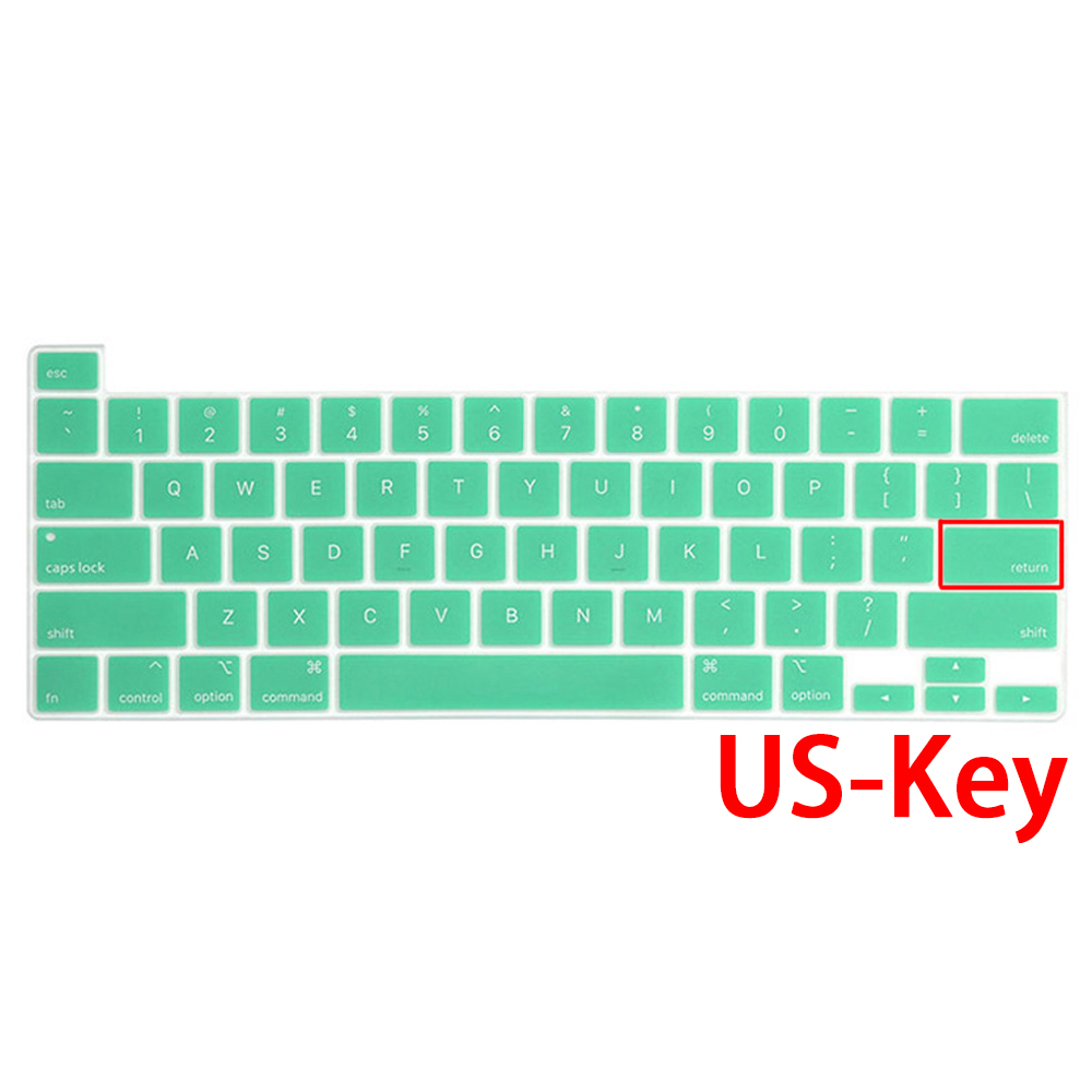 Laptop tastatur abdeckung für macbook Profi13 zoll tastatur Schutz Film für macbook 13 Neue Profi A2289 A2251Mac Profi farbe abdeckung: uns-hell Grün