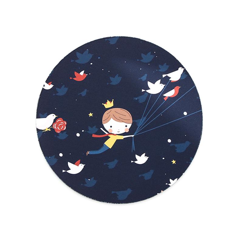Mouse Pads Beautiful Computer Mouse Padding Rubber Thickening Cartoon Round Animal Mouse Pad For MacBook Xiaomi Mousepad: 14