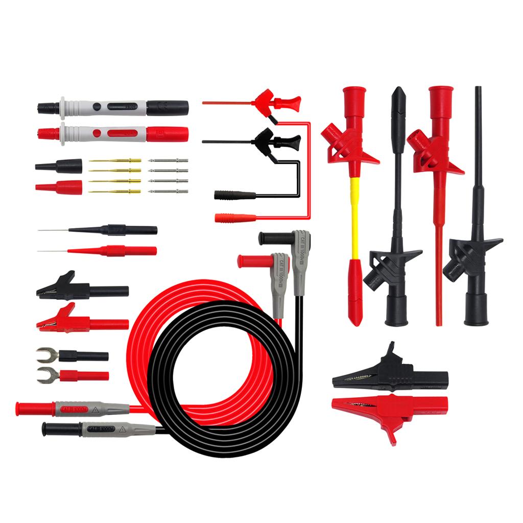 Multimeter Probe Test Kit Met Alligator Clips Verv... Grandado