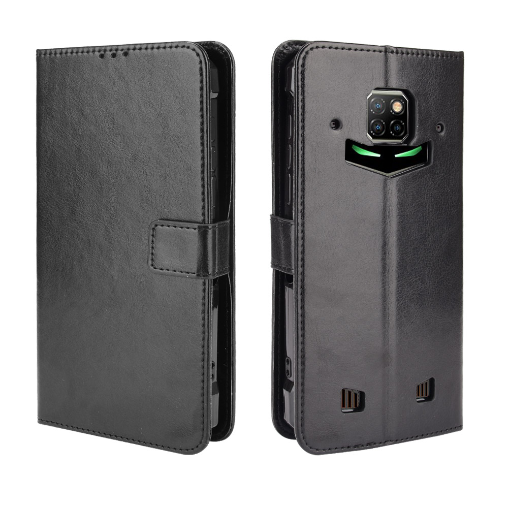 Case Voor Doogee S88 Plus Premium Pu Leather Case Back Cover Flip Case Cover Op Voor Doogee S88 Pro