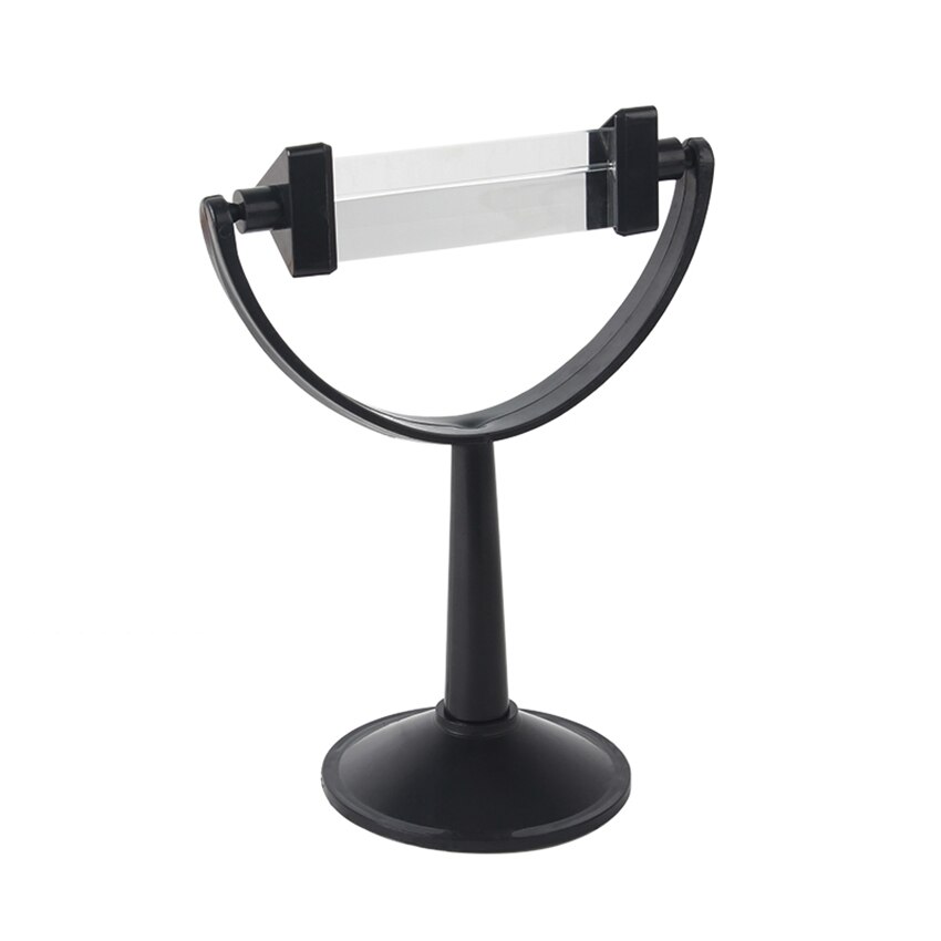 Prisma Triangular de vidrio óptico con soporte de plástico giratorio para enseñar física del espectro de luz, arco iris de cristal de fotografía
