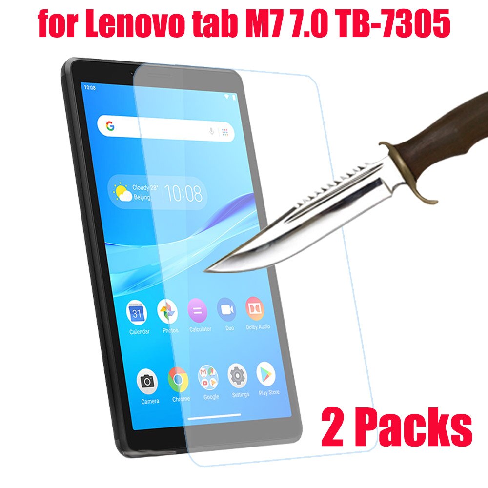 2pack gehard glas Tablet screen protector voor Lenovo tab M7 TB-7305 TB-7305F 7.0 beschermende film 7''