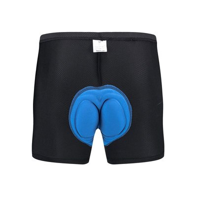 Upgrade Cycling Shorts Mesh Cycling Underwear 5D Gel Pad Shockproof Cycling Underpant MTB Shorts Bike Underwear: Blue silicone / XXXL