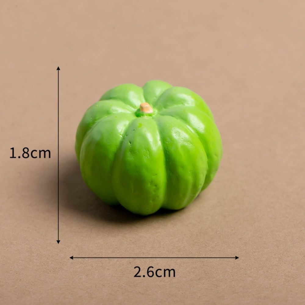 Simpatico simulazione di verzura artigianali mini verzura artificiali Decorazioni fai da te miniatura di figurina di verzura realistiche: Kaki scuro