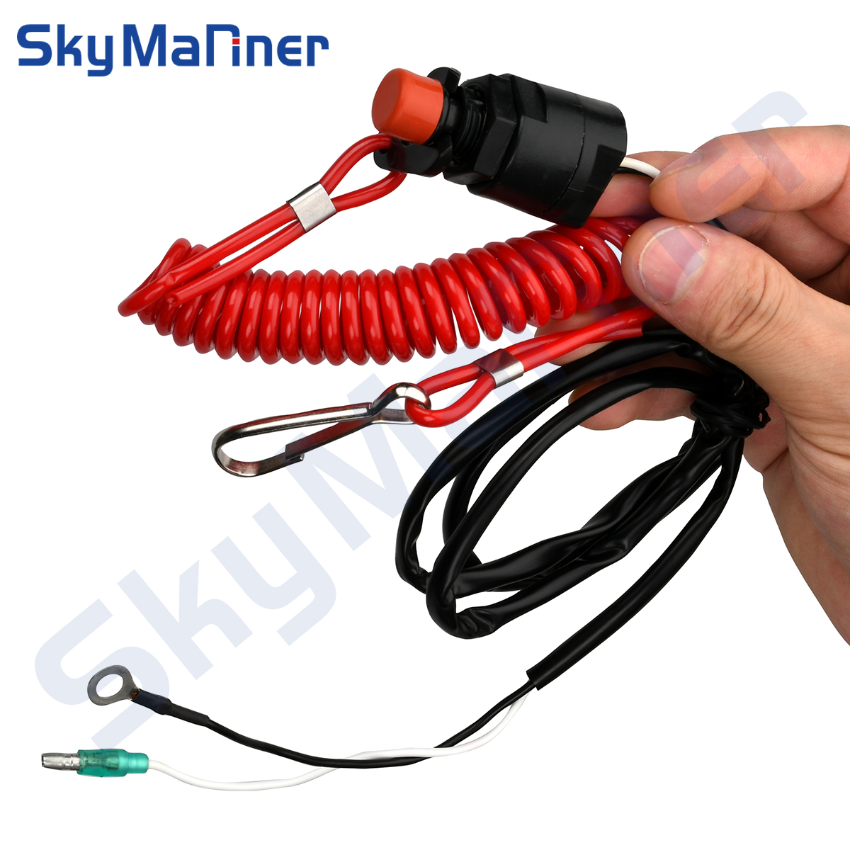 6E9-82575-09 66T-82575 Kill Stop Switch Cavo di sicurezza Cordino per Yamaha Tohatsu Parsun Honda Parti del motore fuoribordo