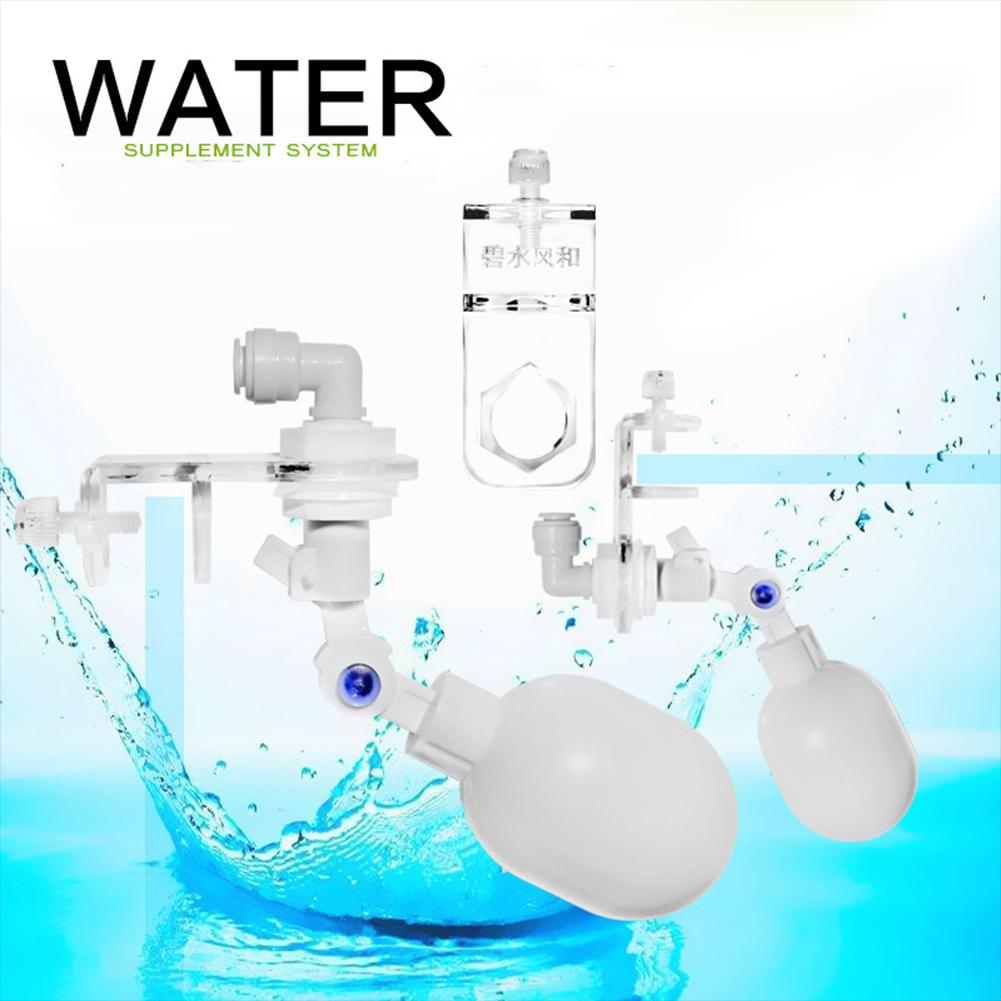 Automatic Aquarium Water Changer Kit Power Free Fish Tank Float Ball Valve Type Auto Water Filler Water Level Controller