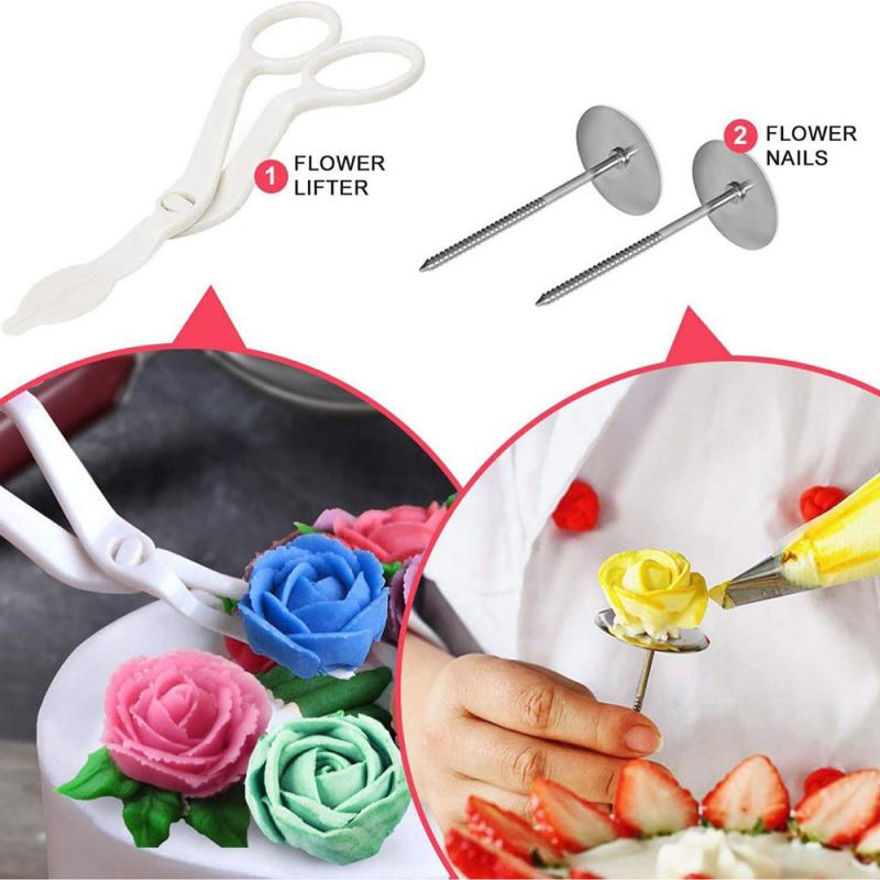 82 Delige Set Taart Decoreren Apparatuur Tool Set Piping Tips Gebak Icing Zakken Nozzles Cake Decorating Gereedschap