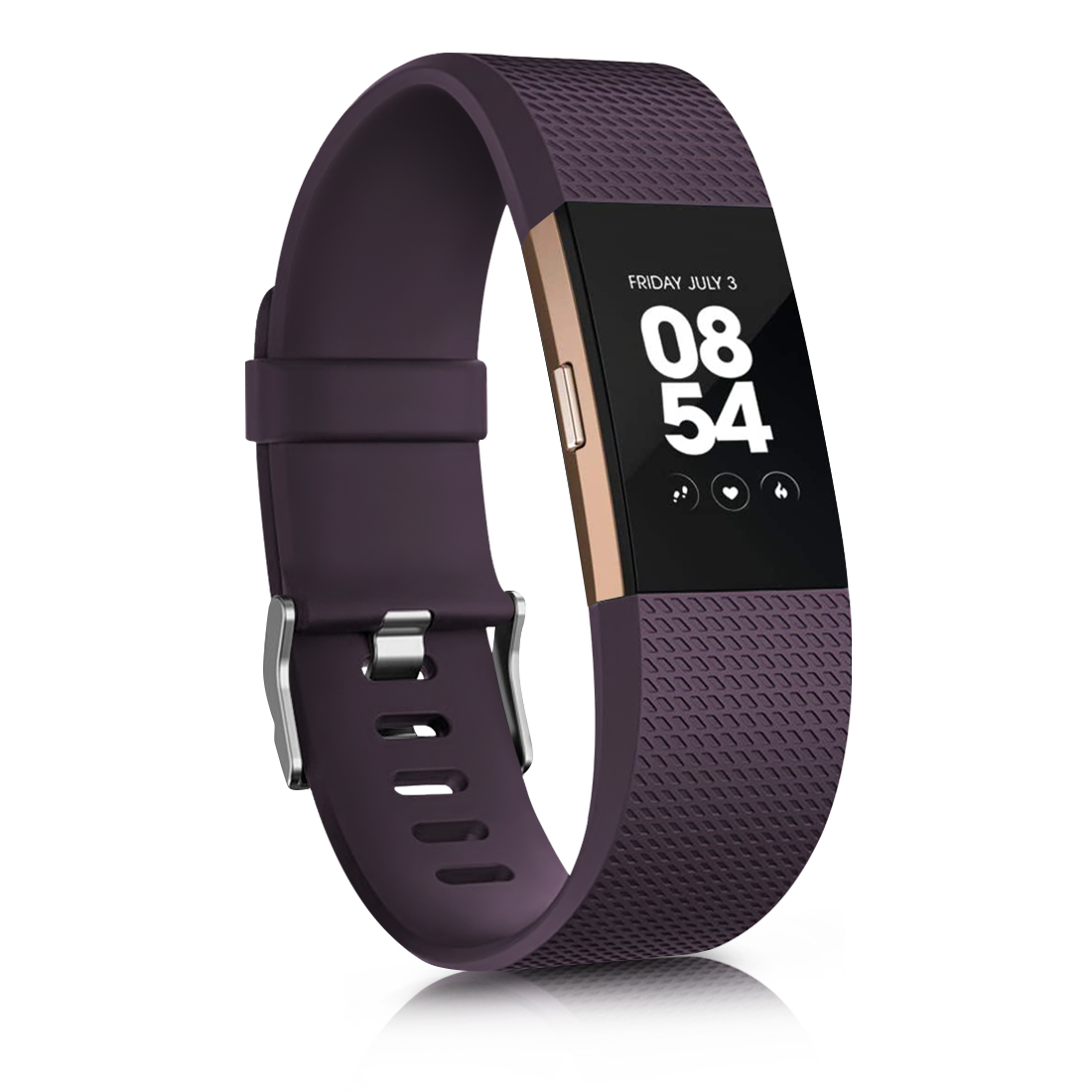 Correa suave de TPU para Fitbit Charge 2, correa de reloj inteligente, pulsera para Fitbit Charge 2, repuesto de pulsera: S / Black Yellow