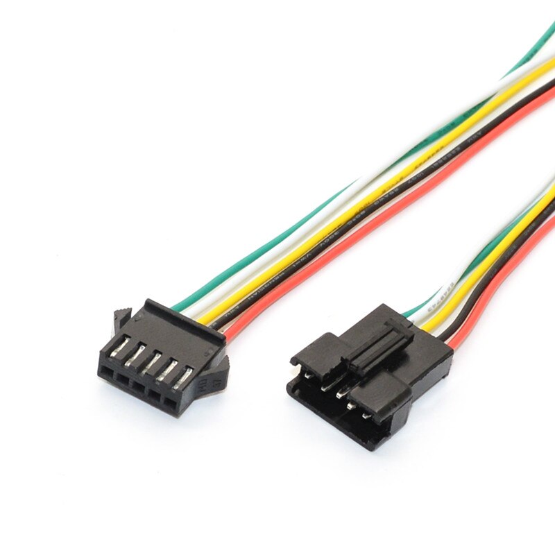 20 Pairs Male and Female 5 Pin SMP JST Connector For SMD5050 RGBW RGBWW LED Flexible Strip for energy meter