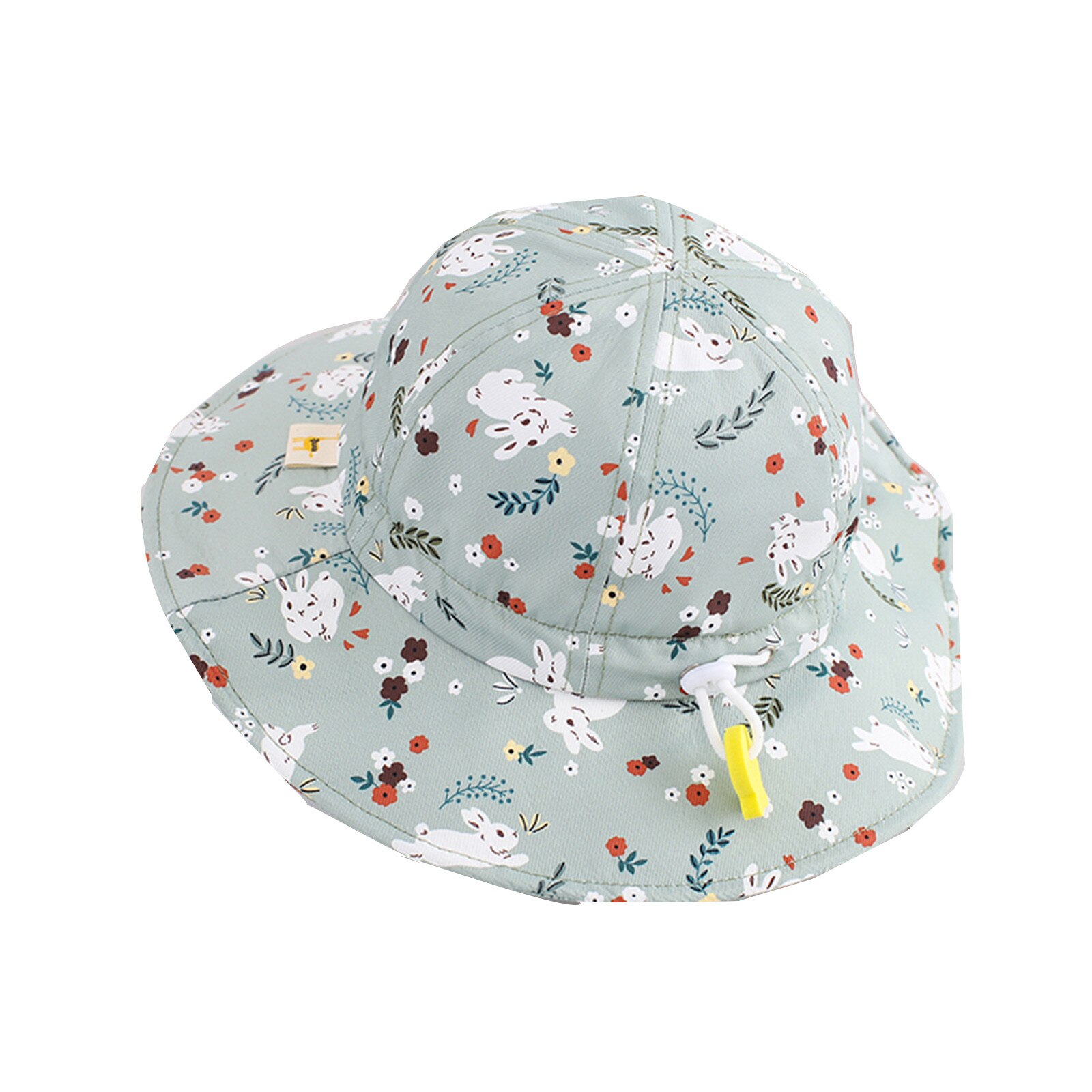 Zomer Strand Cap Zomer Outdoor Baby Emmer Hoed Meisjes Jongens Cartoon Pescatore Cappello Protezione Bambini Bacino Cappello Su: Mint Green