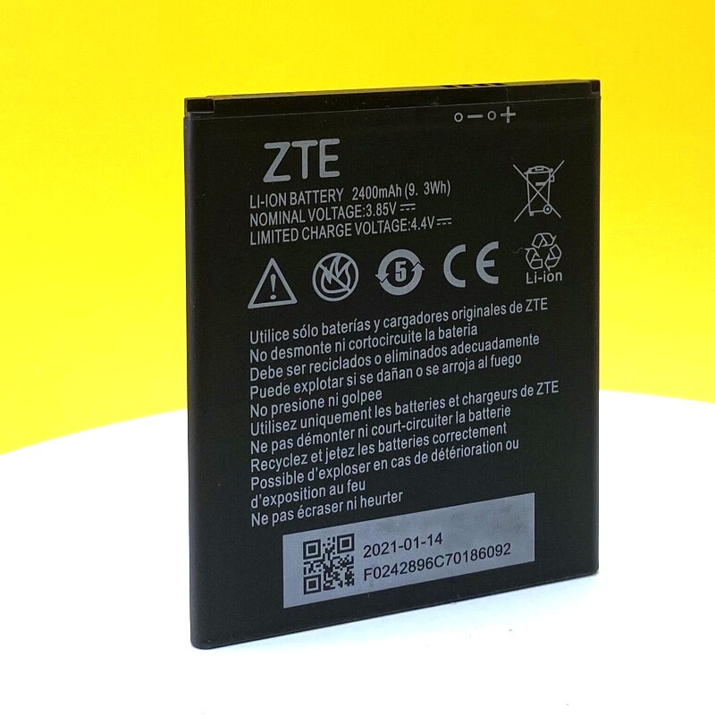 Batería 100% Original para ZTE Blade A520, A521, BA520, A603, BA603, 2400mAh, Li3824T44P4h716043, teléfono móvil de