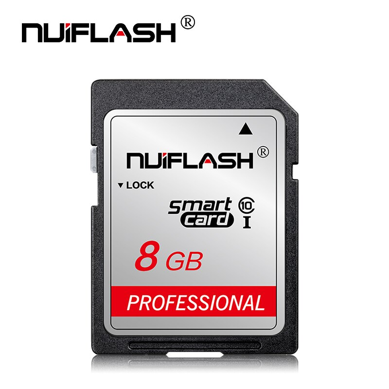 Nuiflash Ultra Speicher Sd Karte 16GB 32GB 64GB SDHC Kamera sd 64gb tarjeta sd 128gb 256GB carte memoire Klasse 10 UHS-1: 8GB