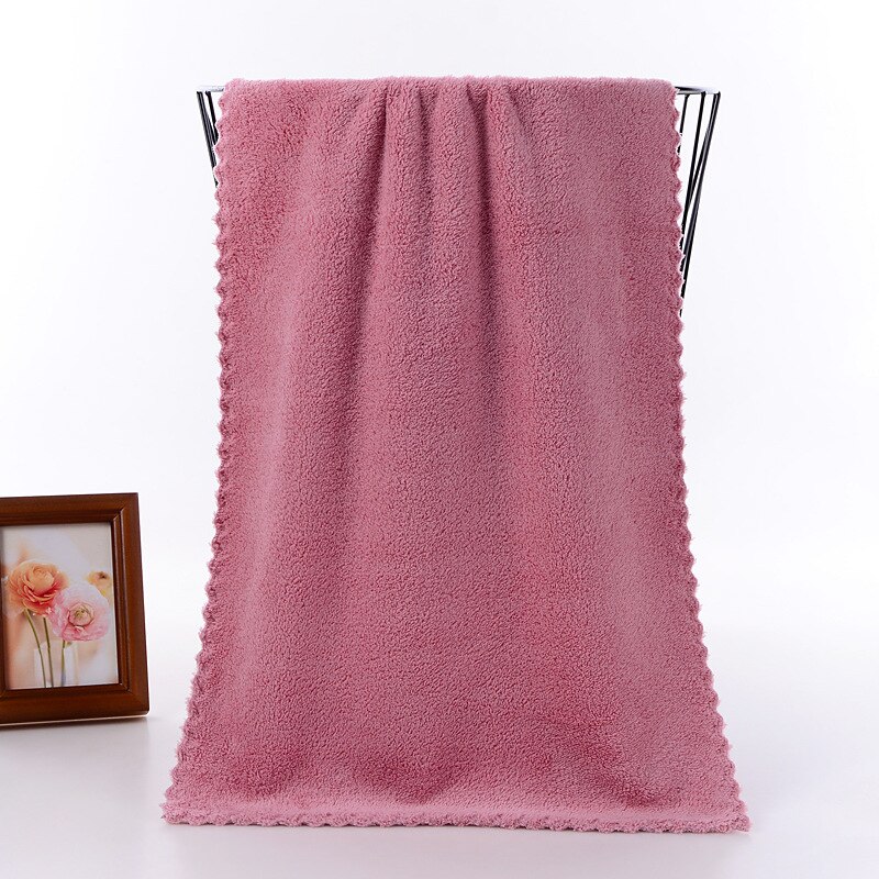 Coraline Gezicht Handdoek Microfiber Absorberende Badkamer Thuis S Voor Keuken Dikkere Quick Dry Doek Schoonmaken: rose