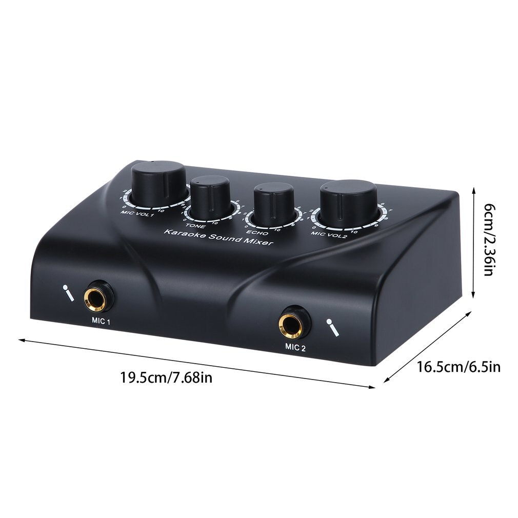 Karaoké son mélangeur numérique son système Audio Portable Mini numérique Audio son karaoké Machine écho mélangeur système