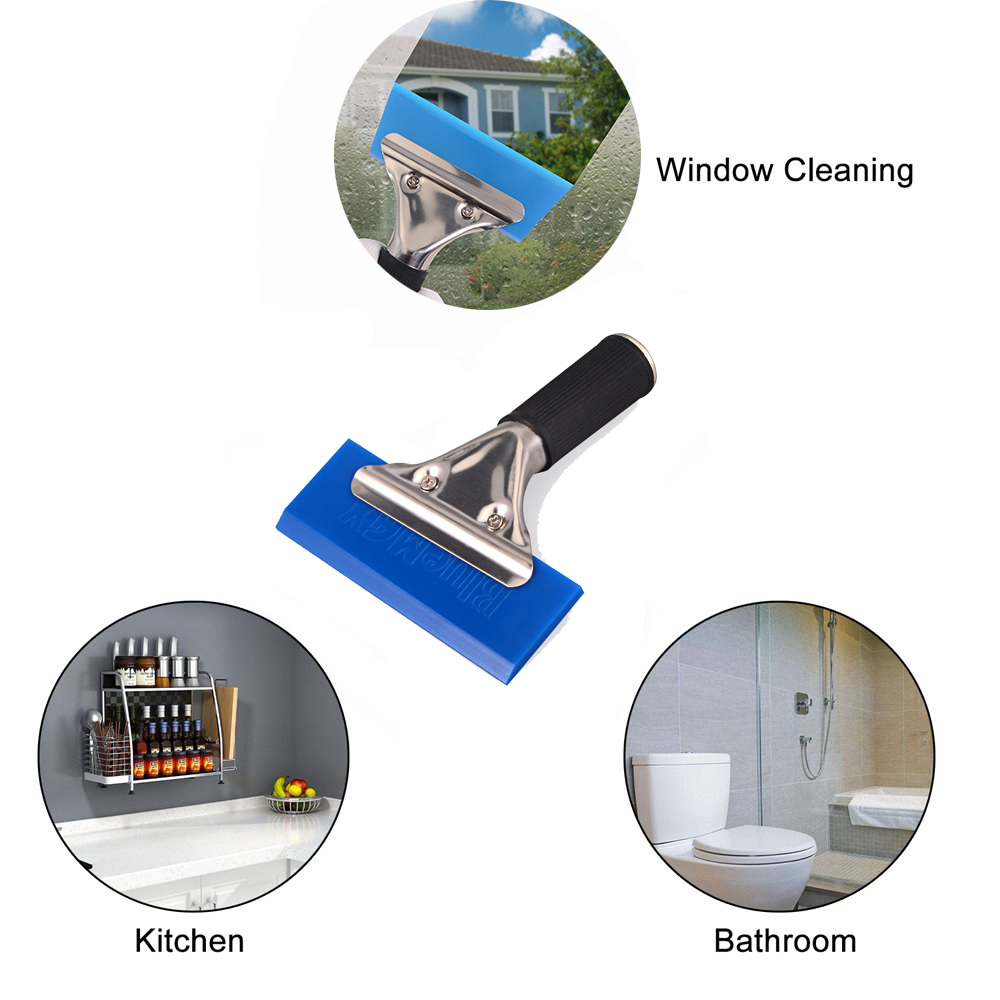 EHDIS 10 sztuk folia zaciemniająca okna ściągaczka BLUEMAX ostrze dla winylowa naklejka na samochód folia film automatyczny barwienia narzędzie skrobaczka wody samochodów...