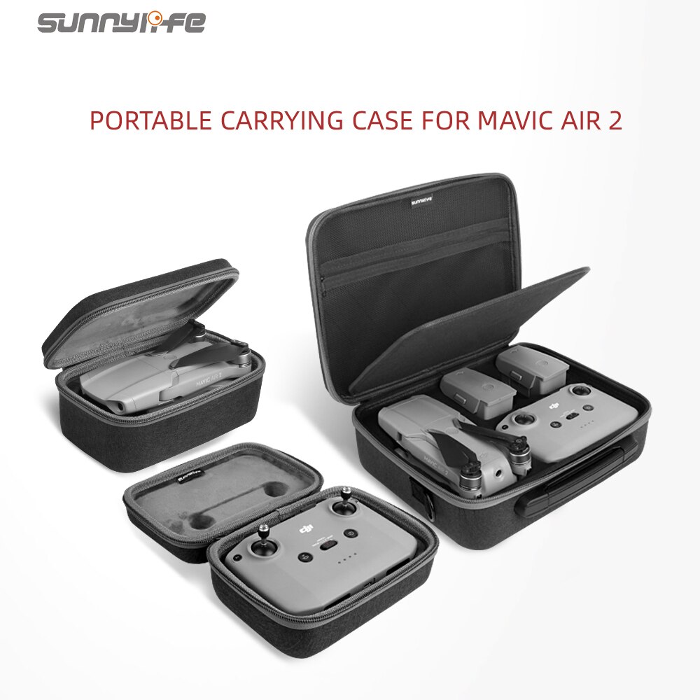 Mavic luft 2 bag bærbar bæreveske multifunksjonell skulderveske drone bag fjernkontroll oppbevaringspose til dji mavic luft 2