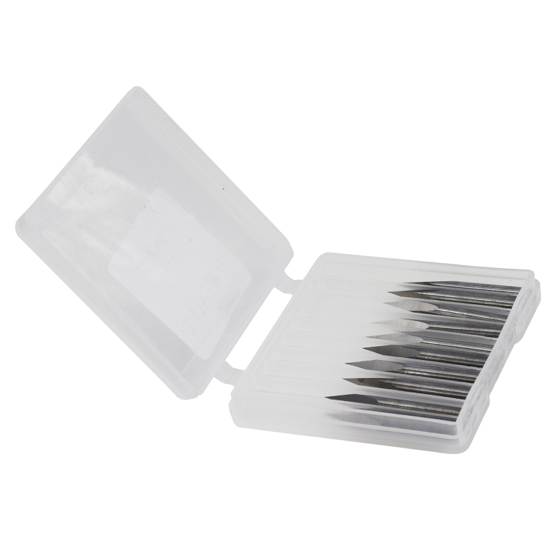 Xcan 3 Rand Piramide Graveren Bits 10 Stuks 20/30/40/45/60/90 Graden Tip 0.1-0.3Mm 3.175Mm Shank Cnc 3D Frees