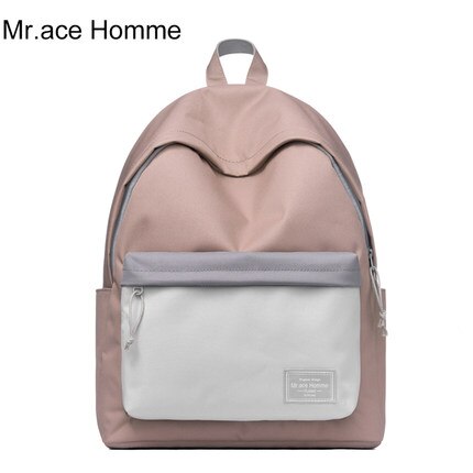 Unisex laptop rucksack frauen schule tasche für mädchen bunte leinwand reise rucksack männer wasserdichte rucksack junge college tasche: rose and white