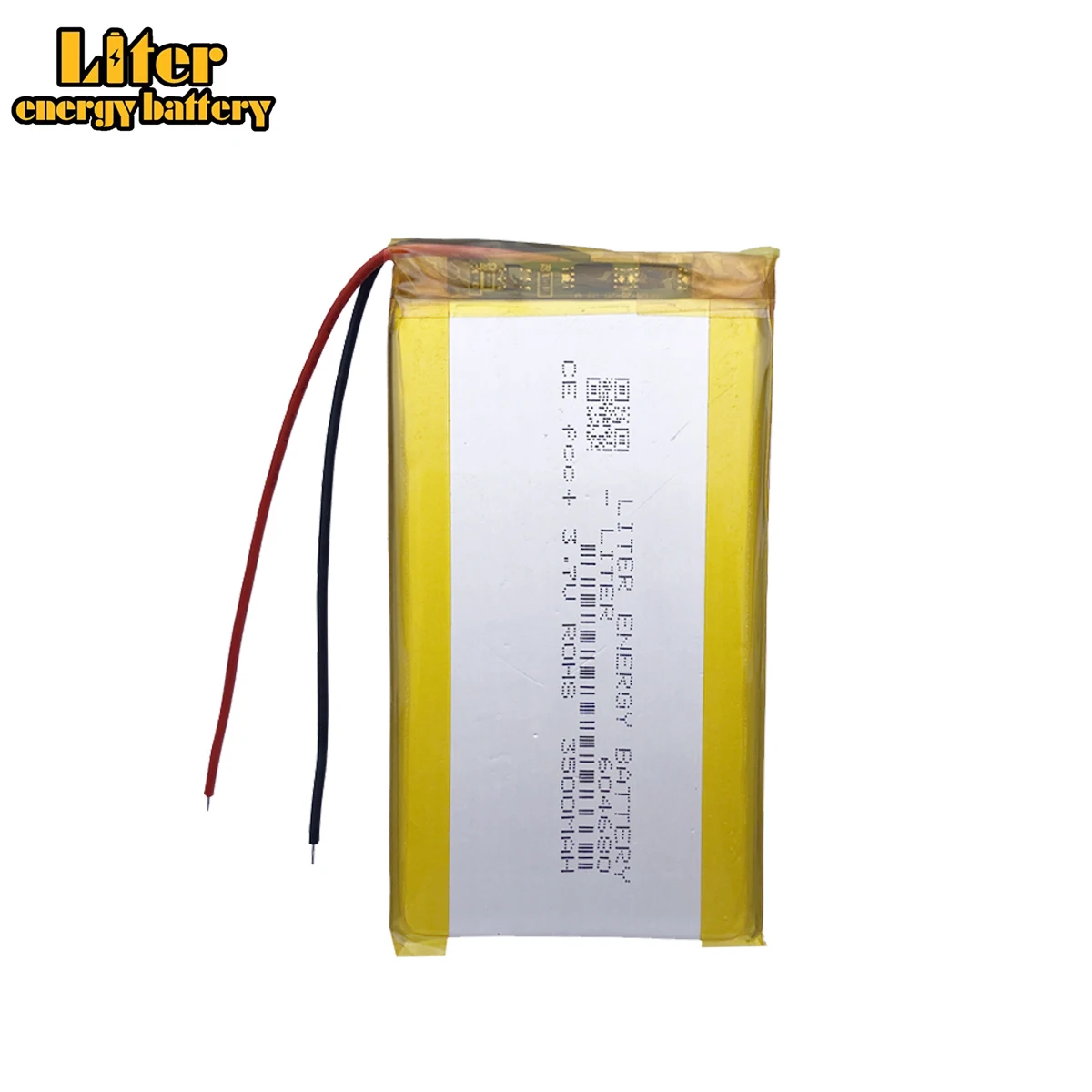 3.7V Li-Polymer Rechargeable Battery 603040 for MP3, Tablets, DVD, E-books, Bluetooth Headsets, Cameras: Red