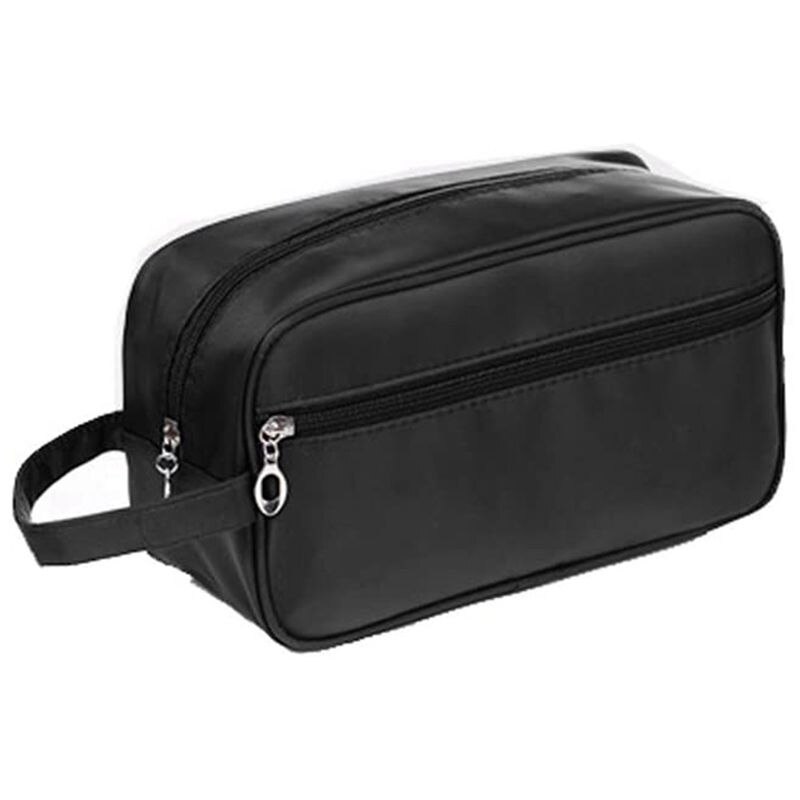 Men's Polyester Cosmetic Bag Outdoor Travel Waterproof Wash Bag Toothpaste Towel Storage Bag: Default Title